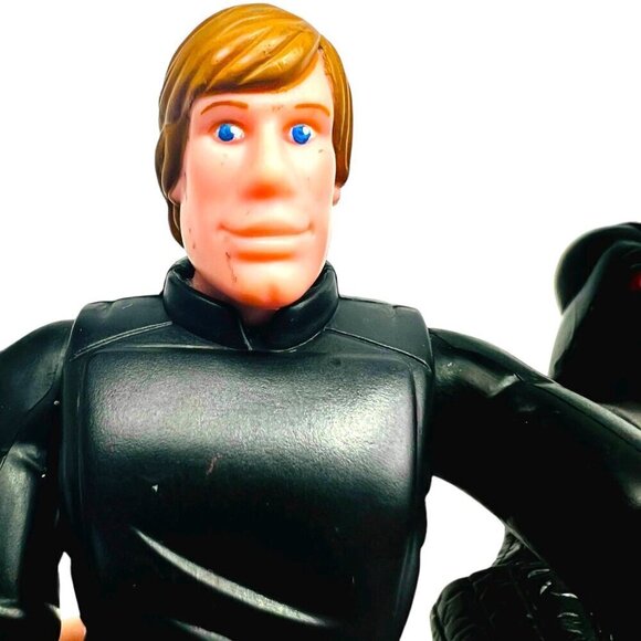 Hasbro Playskool 2004 Luke Sky Walker Darth Vader Action Figures Vintage 9" - Picture 7 of 13